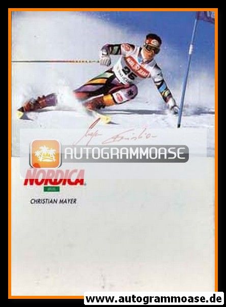 Autogramm Ski Alpin | Christian MAYER | 1990er (Nordica)