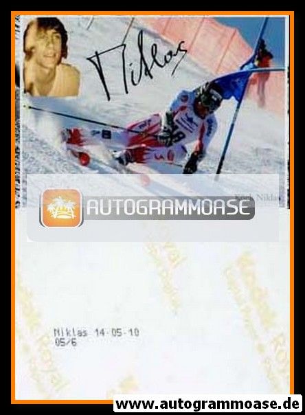 Autogramm Ski Alpin | Niklas KÖCK | 2010 Foto (Rennszene)