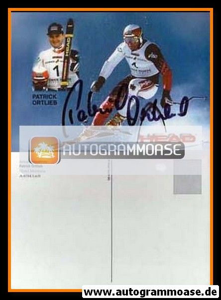 Autogramm Ski Alpin | Patrick ORTLIEB | 1990er (Head) 1992 OS-Gold