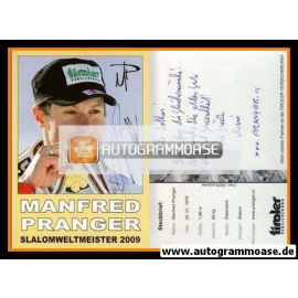 Autogramm Ski Alpin | Manfred PRANGER | 2009 (Tiroler Versicherung)