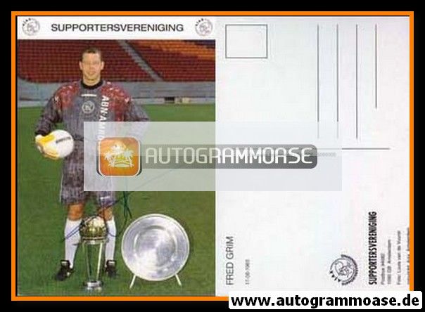Autogramm Fussball | AFC Ajax Amsterdam | 1996 | Fred GRIM