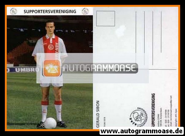 Autogramm Fussball | AFC Ajax Amsterdam | 1997 | Gerald SIBON