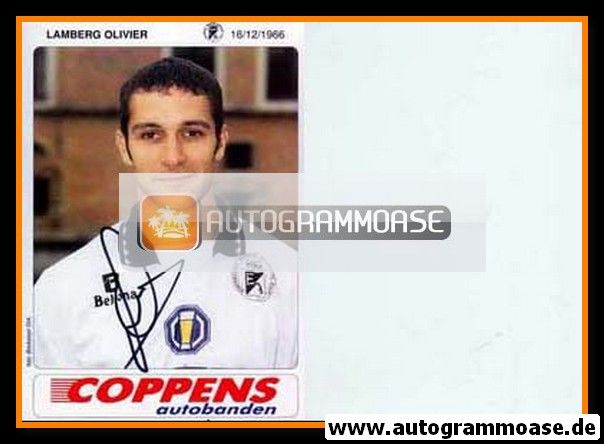 Autogramm Fussball | SC Eendracht Aalst | 1995 | Olivier LAMBERG
