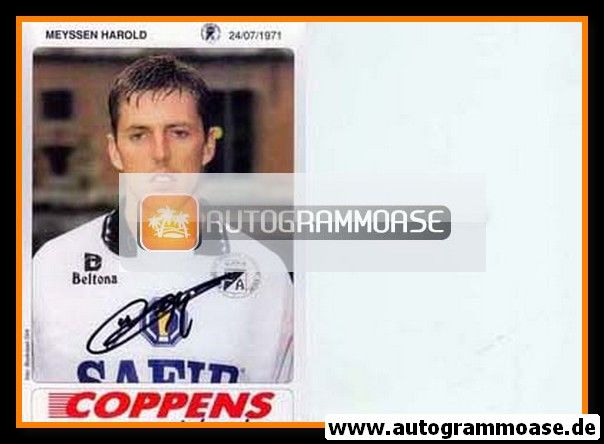Autogramm Fussball | SC Eendracht Aalst | 1995 | Harold MEYSSEN
