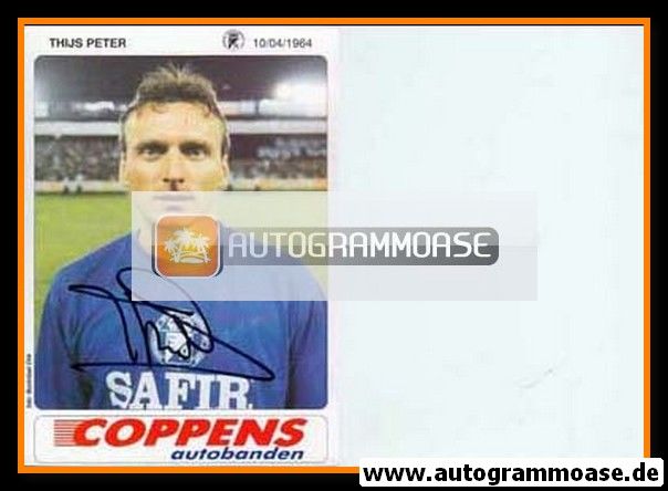 Autogramm Fussball | SC Eendracht Aalst | 1995 | Peter THIJS
