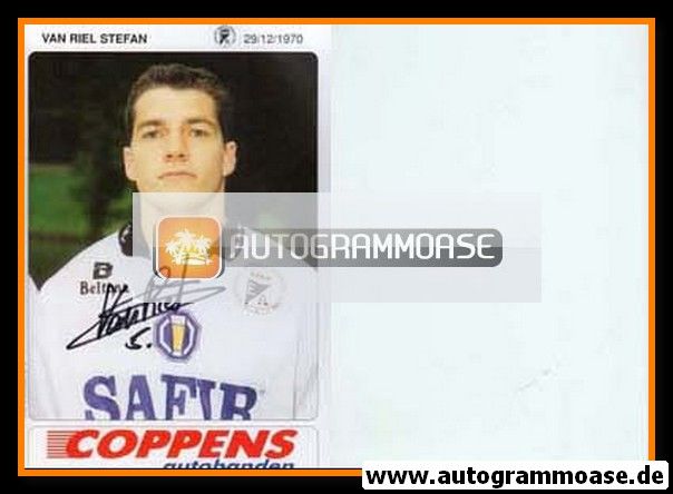 Autogramm Fussball | SC Eendracht Aalst | 1995 | Stefan VAN RIEL