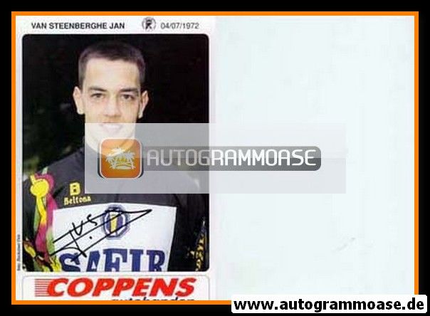 Autogramm Fussball | SC Eendracht Aalst | 1995 | Jan VAN STEENBERGHE