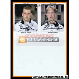 Autogramme Fussball | SC Eendracht Aalst | 1995 | Andre ARNAUD + Andy PELEMAN