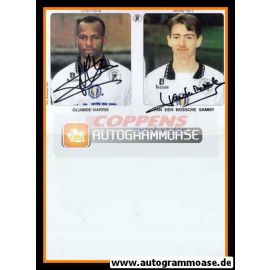 Autogramme Fussball | SC Eendracht Aalst | 1995 | Harris OLUMIDE + Sammy VAN DEN BOSSCHE
