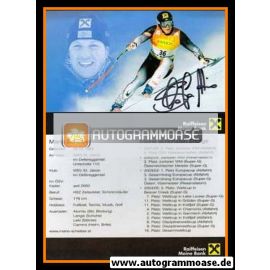 Autogramm Ski Alpin | Mario SCHEIBER | 2004 (Raiffeisen)