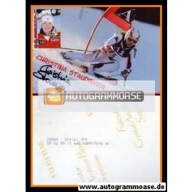 Autogramm Ski Alpin | Christina STAUDINGER | 2009 Foto (Rennszene)