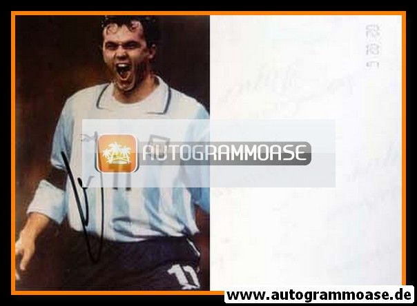 Autogramm Fussball | Argentinien | 2002 Foto | Bernardo ROMEO (Portrait Color)