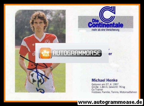 Autogramm Fussball | Borussia Dortmund | 1989 | Michael HENKE