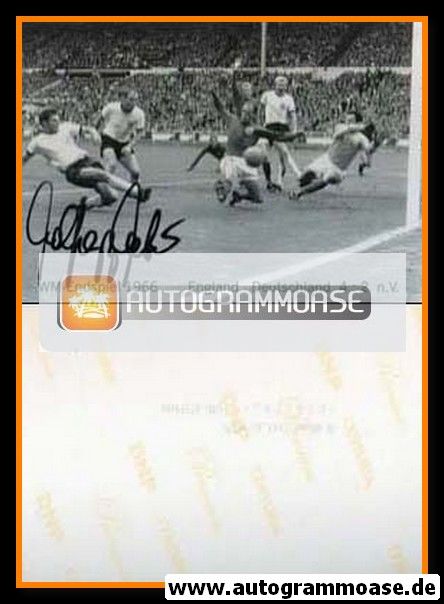 Autogramm Fussball | DFB | 1966 WM Foto | Wolfgang WEBER (Finale) 1
