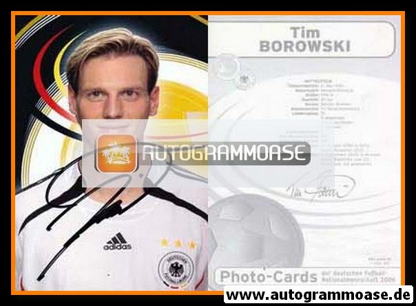 Autogramm Fussball | DFB | 2006 Photo-Cards | Tim BOROWSKI (Portrait)
