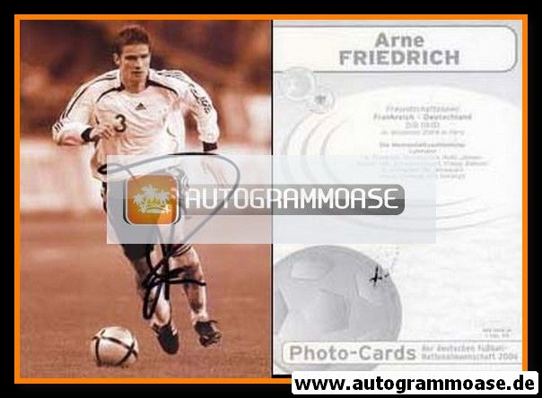 Autogramm Fussball | DFB | 2006 Photo-Cards | Arne FRIEDRICH (Spielszene)