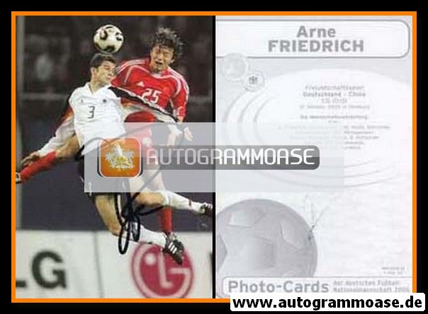 Autogramm Fussball | DFB | 2006 Photo-Cards | Arne FRIEDRICH (Zweikampf)