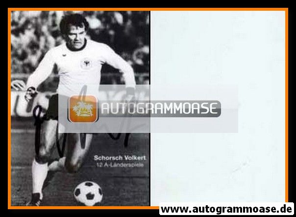 Autogramm Fussball | DFB | 1970er Retro | Georg VOLKERT