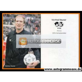 Autogramm Fussball | Schiedsrichter | 1980er | Manfred NEUNER