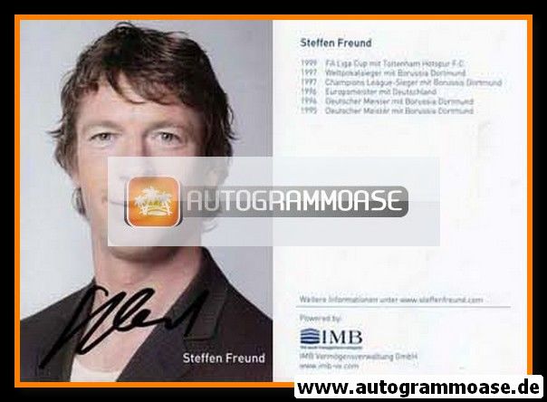 Autogramm Fussball | 2000er | Steffen FREUND (IMB)