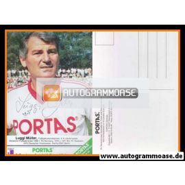 Autogramm Fussball | 1980er Portas | Luggi MÜLLER (Portrait Color)
