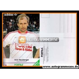 Autogramm Fussball | 1980er Portas | Willi NEUBERGER (Portrait Color)