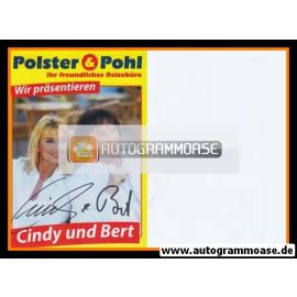 Autogramme Schlager | CINDY & BERT | 2000er (Portrait Color) Polster Pohl