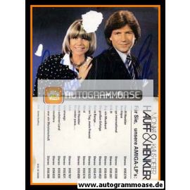 Autogramme Schlager | HAUFF + HENKLER | 1980er (AMIGA-LPs Diskografie)