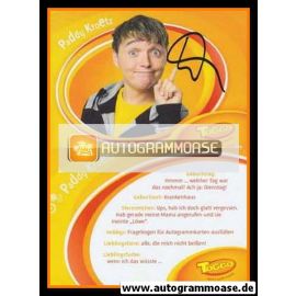 Autogramm TV | Super RTL | Paddy KROETZ | 2000er "Toggo"
