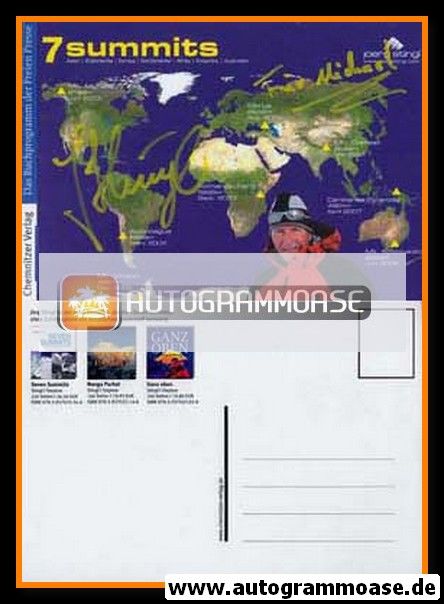 Autogramm Bergsteigen | Jörg STINGL | 2000er "7 Summits"