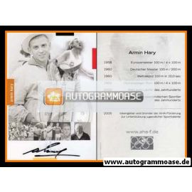 Autogramm Sprint | Armin HARY | 1960er Retro (AHA-Förderung)