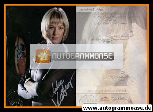 Autogramm Snowboard | Anke KARSTENS | 2000er (Portrait Color)