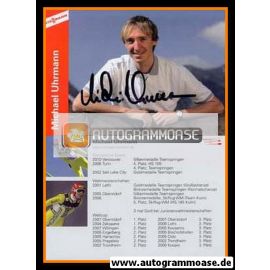 Autogramm Skispringen | Michael UHRMANN | 2010 (Portrait Color Viessmann) OS-Gold