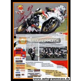Autogramm Motorrad | Didier GRAMS | 2000er (Rennszene)