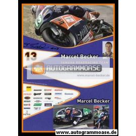 Autogramm Motorrad | Marcel BECKER (2000er)