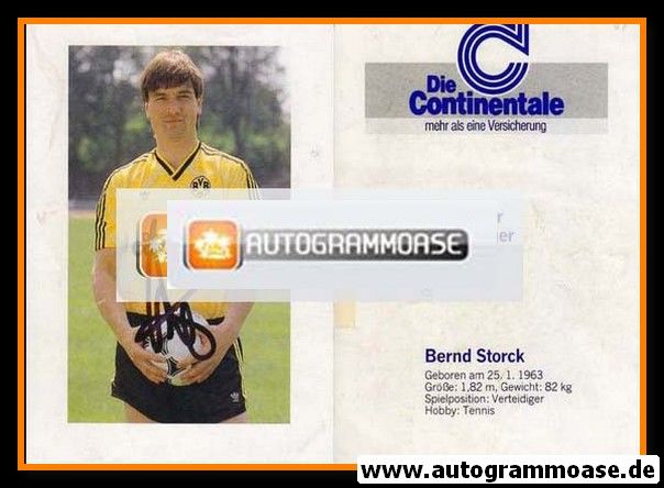 Autogramm Fussball | Borussia Dortmund | 1989 | Bernd STORCK
