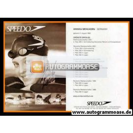 Autogramm Schwimmen | Annika MEHLHORN | 2000er (Collage SW Speedo)