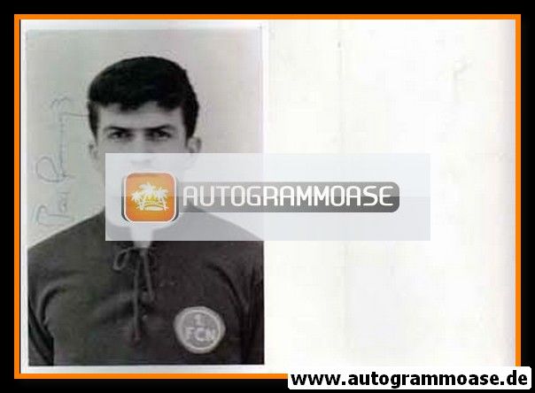 Autogramm Fussball | 1. FC Nürnberg | 1960er Foto | Paul DERBFUSS (Portrait SW)