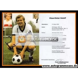 Autogramm Fussball | DFB | 1960er Retro | Klaus-Dieter SIELOFF (Portrait Color) 1