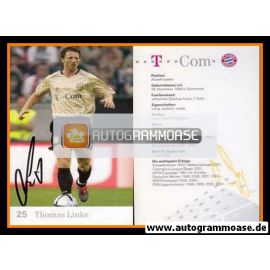 Autogramm Fussball | FC Bayern München | 2004 | Thomas LINKE