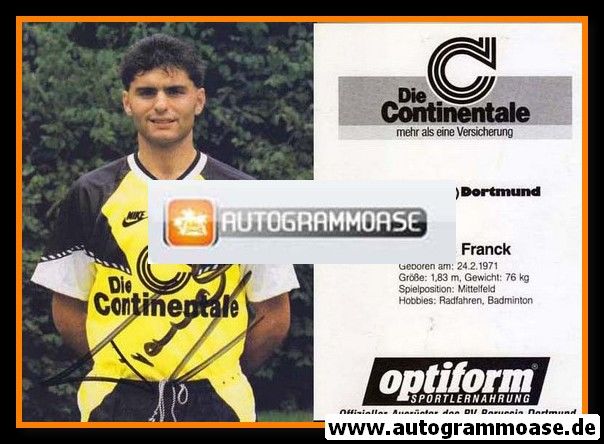 Autogramm Fussball | Borussia Dortmund | 1990 | Thomas FRANCK
