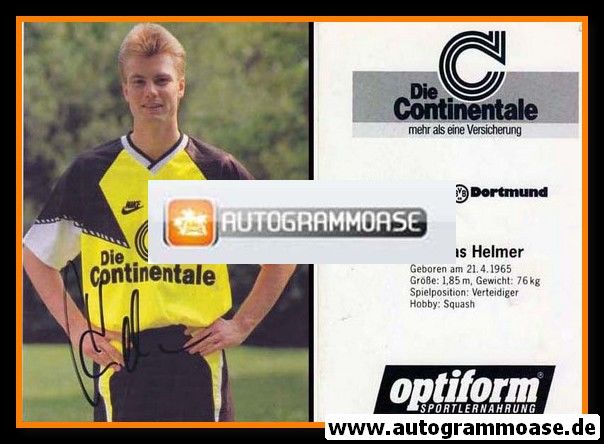 Autogramm Fussball | Borussia Dortmund | 1990 | Thomas HELMER