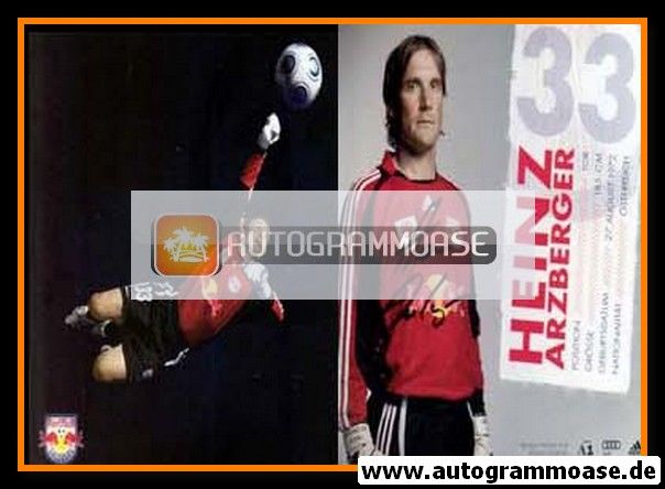 Autogramm Fussball | FC Red Bull Salzburg | 2009 | Heinz ARZBERGER