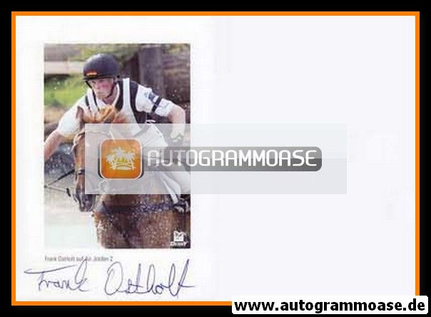 Autogramm Reiten | Frank OSTHOLT | 2000er (Rennszene)