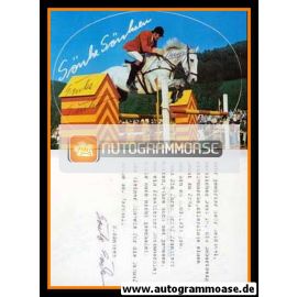 Autogramm Reiten | Sönke SÖNKSEN | 1970er (Sprungszene Color)