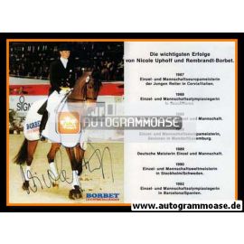 Autogramm Reiten | Nicole UPHOFF | 1992 (Dressurszene Color Borbet) OS-Gold