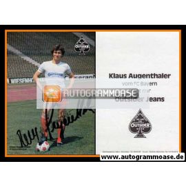 Autogramm Fussball | FC Bayern München | 1980er | Klaus AUGENTHALER (Outsider) stehend