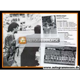 Autogramm Fussball | KFC Uerdingen 05 | 1980er Retro | Matthias HERGET (Spielszene SW)