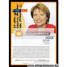 Autogramm TV | MDR | Ulrike NITZSCHKE | 2010er "Unter uns / Einfach Genial"