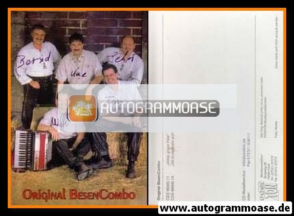 Autogramme Volksmusik | ORIGINAL BESENCOMBO | 1999 "Jedes Graue Haar"